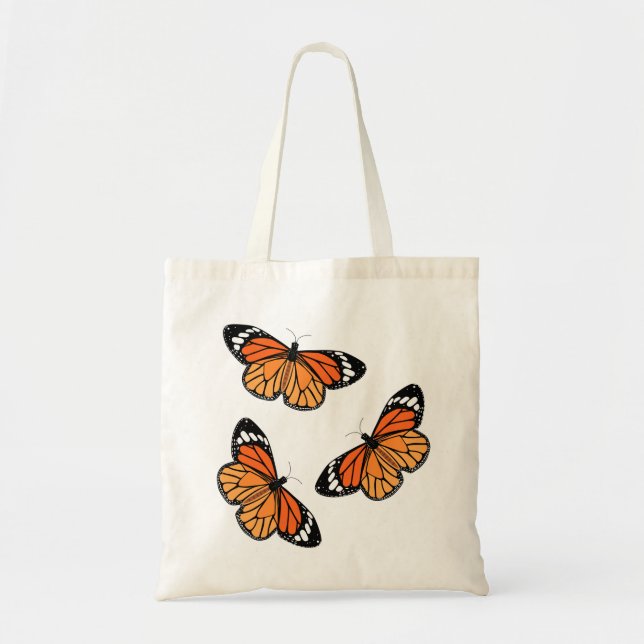 Monarch Butterflies Tote Bags (Front)