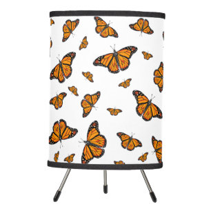 Monarch butterflies tripod lamp