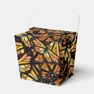 MONARCH BUTTERFLIES WINGS FAVOR BOXES