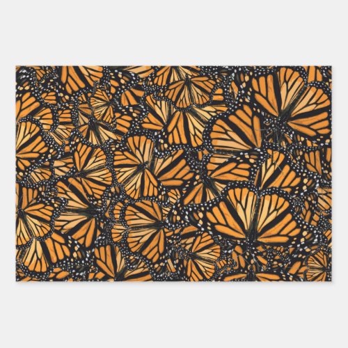 Monarch Butterflies  Wrapping Paper Sheets