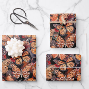 Monarch Butterflies Wrapping Paper Sheets