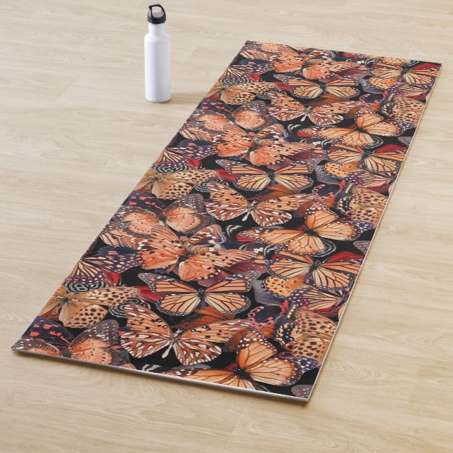 Monarch Butterflies Yoga Mat (In Situ)