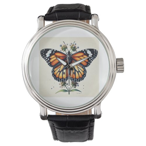 Monarch butterfly 150624IREF111 _ Watercolor Watch