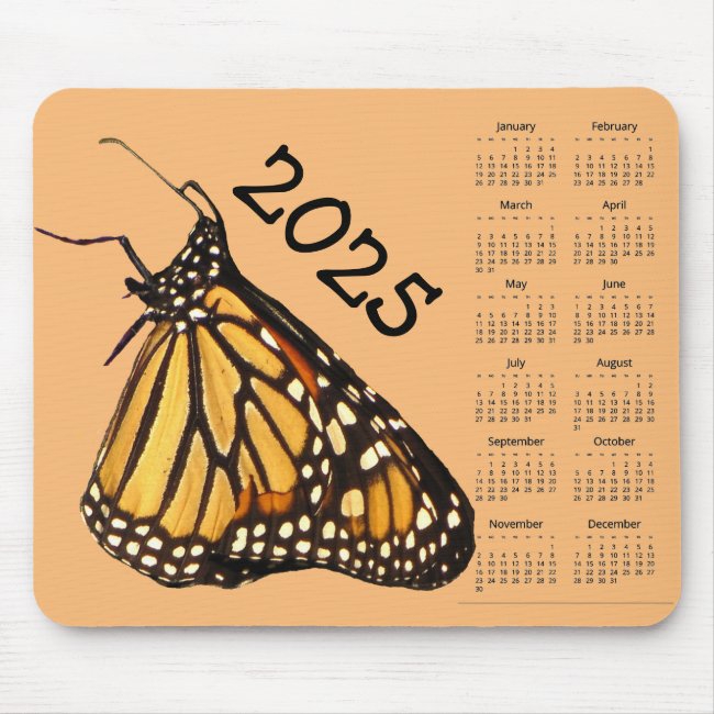 Monarch Butterfly 2025 Animal Nature Calendar 