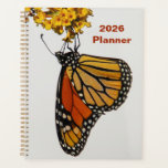Monarch Butterfly 2026 Planner<br><div class="desc">This monarch butterfly planner makes a perfect gift for lovers of butterflies. Photography of the monarch butterfly by Lori A Cash Conservation Photography,  LLC (www.loriacash.com).</div>