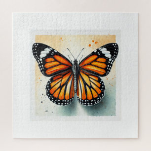 Monarch butterfly 210924IREF220 - Watercolor Jigsaw Puzzle