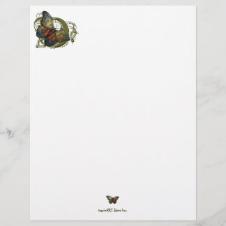 Monarch Butterfly 8.5" x 11" Letterhead