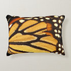 Monarch Butterfly Abstract Accent Pillow