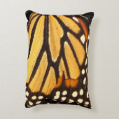 Monarch Butterfly Abstract Accent Pillow (Back(Vertical))