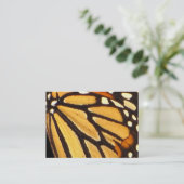 Monarch Butterfly Abstract ATC Business Card (Standing Front)