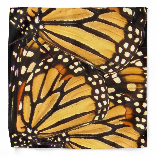 Monarch Butterfly Abstract Bandana (Front)