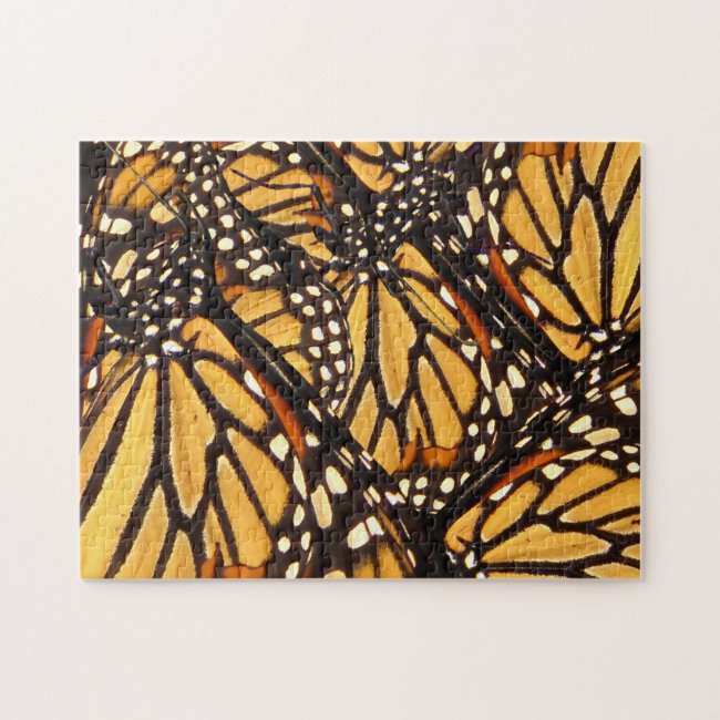 Monarch Butterfly Abstract Pattern Puzzle