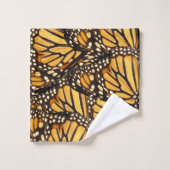 Monarch Butterfly Abstract Towel Set (Wash Cloth)