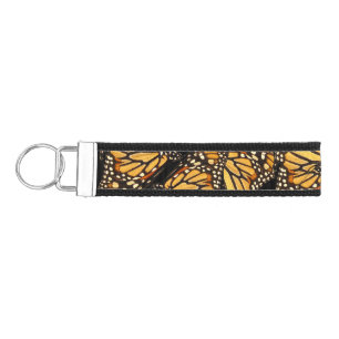 Monarch Butterfly Abstract Wrist Keychains