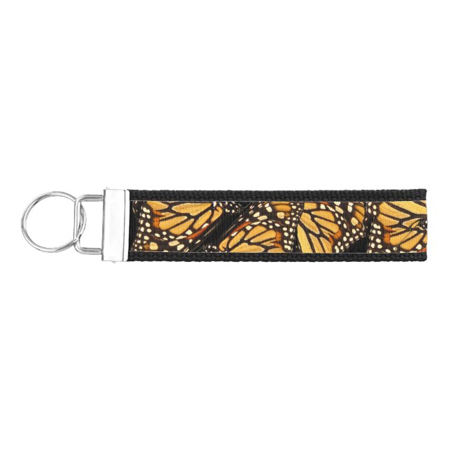 Monarch Butterfly Abstract Wrist Keychains (Keys on Left)