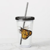 Monarch Butterfly Acrylic Tumbler (Back)