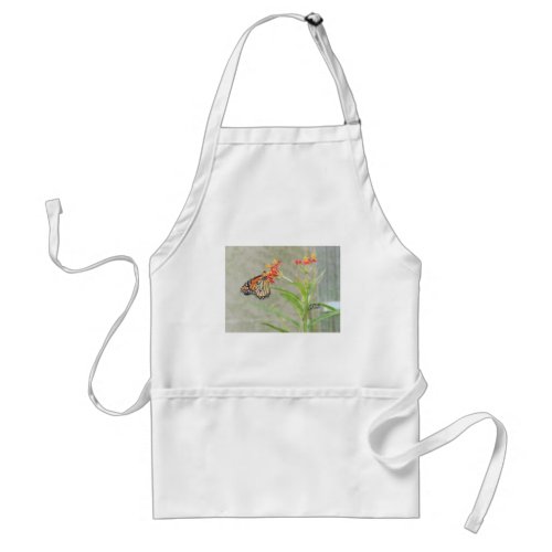 Monarch Butterfly and Caterpillar Adult Apron