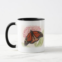 Monarch Butterfly and Caterpillar Mug