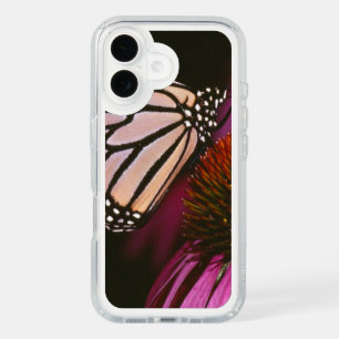 Monarch Butterfly and Purple Flower iPhone 16 Case