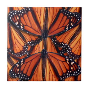 monarch butterfly art ceramic tile
