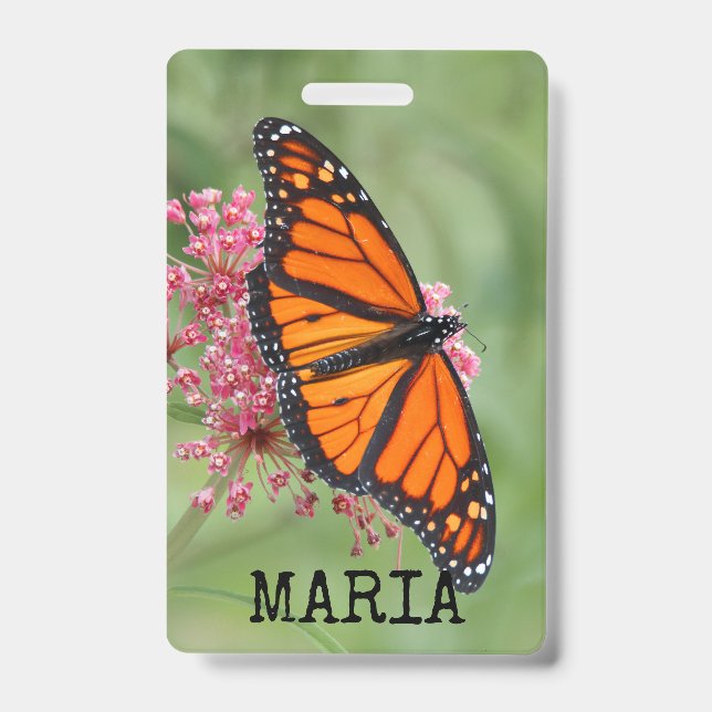 Monarch Butterfly Badge (Front)