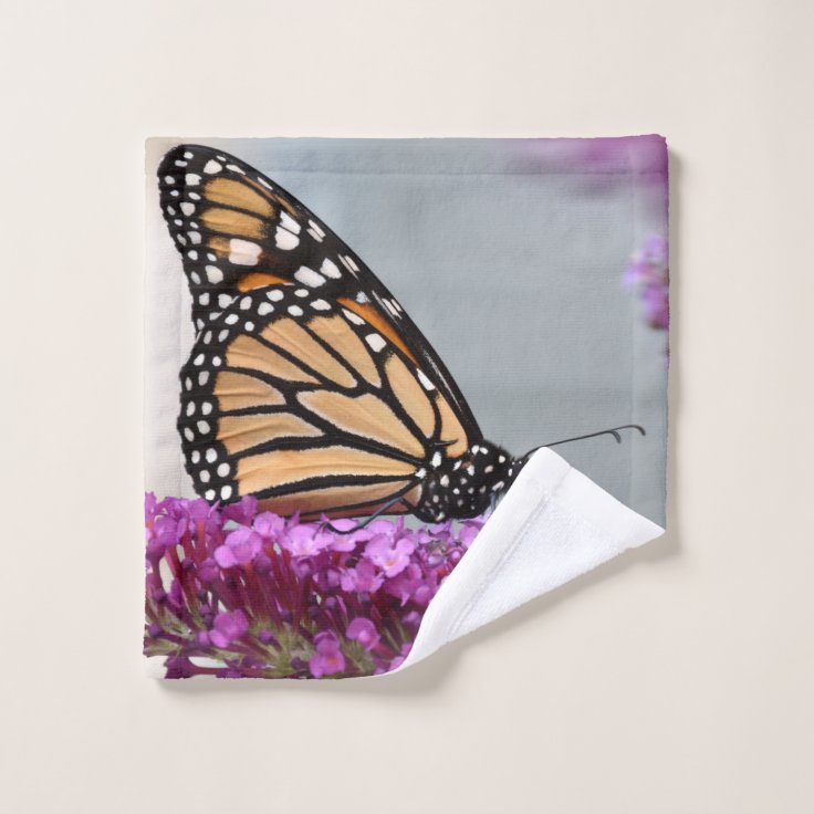 Monarch Butterfly Bath Towel Set Zazzle