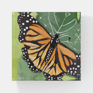 Monarch Butterfly   Beautiful Watercolor Paperweight