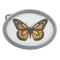 Monarch butterfly belt buckle