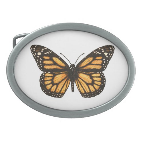 Monarch butterfly belt buckle