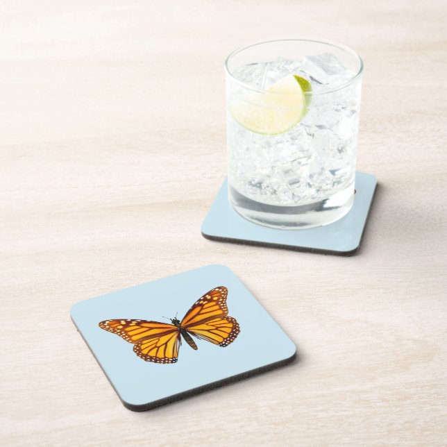 Monarch Butterfly Beverage Coaster (Right Side)
