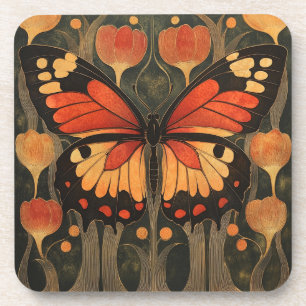 Monarch Butterfly Beverage Coaster