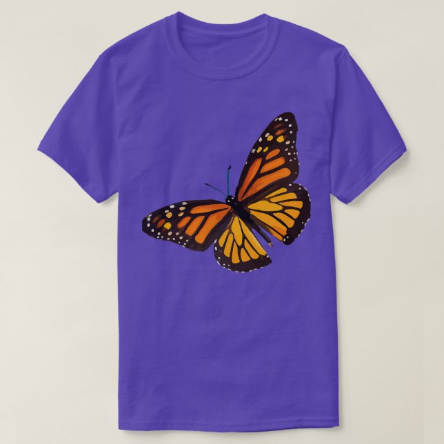 Monarch Butterfly Burnt Orange T-Shirt (Design Front)