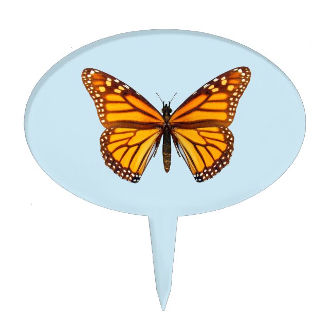 Monarch Butterfly Cake Topper (Front)
