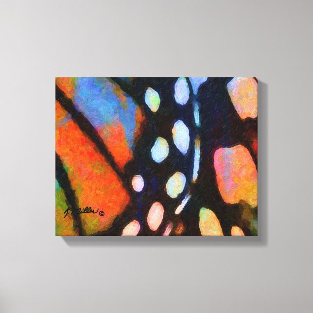 Monarch Butterfly Canvas Print (Front)