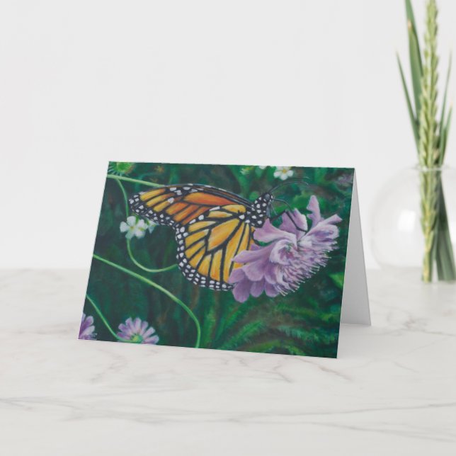 Monarch Butterfly card (Front)