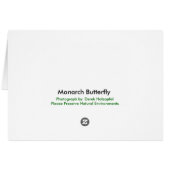 Monarch Butterfly - Cards (Back Horizontal)