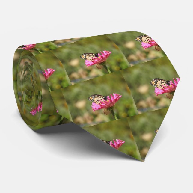 Monarch Butterfly Cards and Office Supplies Neck T Tie (Rolled)