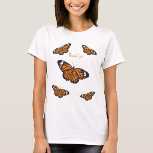 Monarch butterfly cartoon illustration  T-Shirt