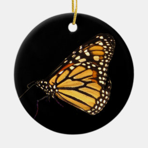 Monarch Butterfly Ceramic Ornament