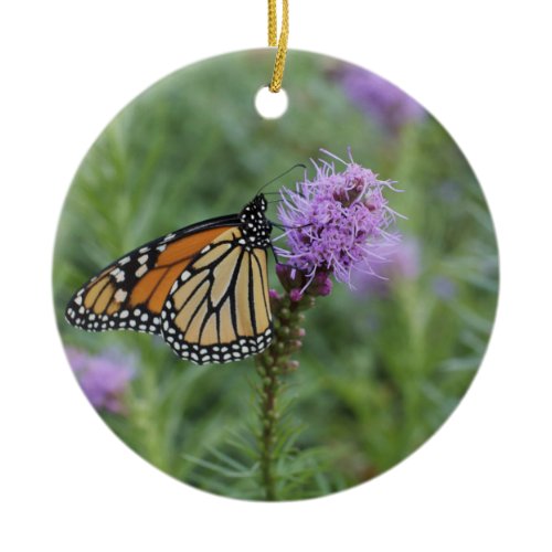 Monarch Butterfly Ceramic Ornament