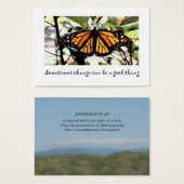 monarch butterfly change can be...good thing (Front & Back)