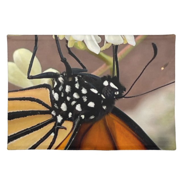 Monarch Butterfly Cloth Placemat (Front)