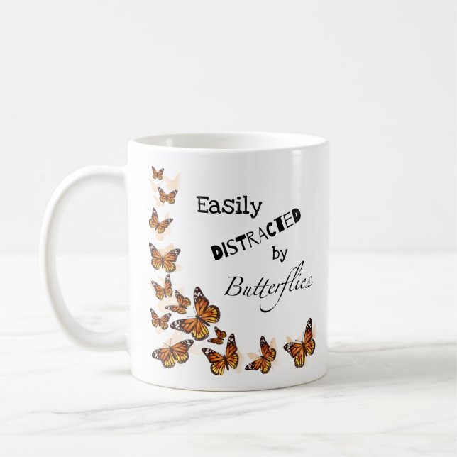 Monarch Butterfly coffee mug (Left)