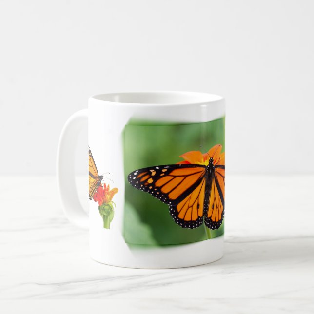Monarch Butterfly Coffee Mug (Front Left)