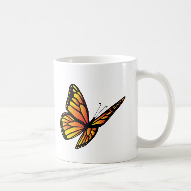 Monarch butterfly coffee mug (Right)
