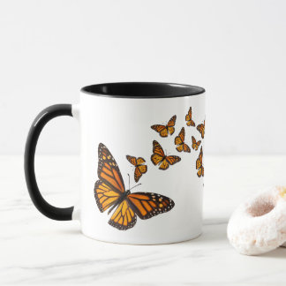 Monarch Butterfly Coffee Tea Office Gift Ceramic Mug