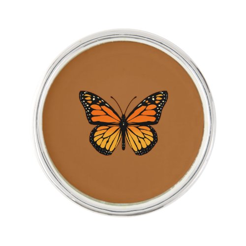 Monarch Butterfly Colors Lapel Pin