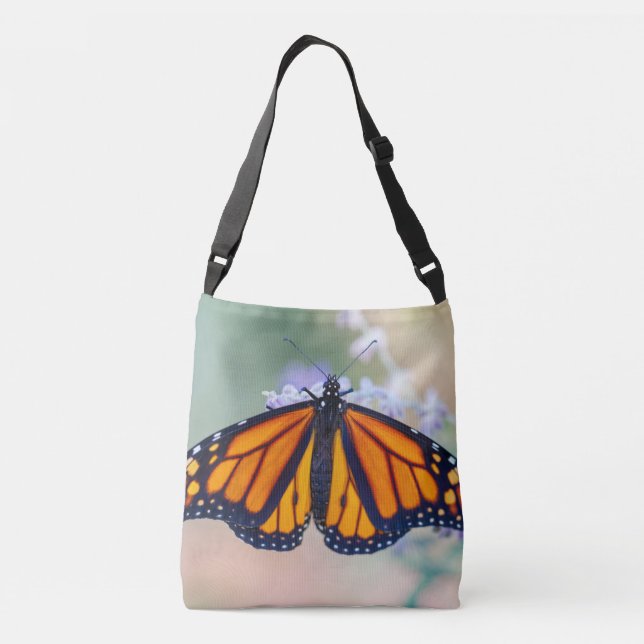 Monarch Butterfly Crossbody Bag (Back)