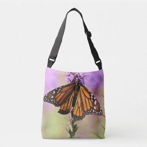 Monarch butterfly crossbody bag