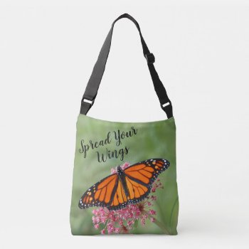 Monarch Butterfly Crossbody Bag by CarriesCamera at Zazzle